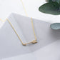 Solid Gold & Certified Diamond Arrow Necklace