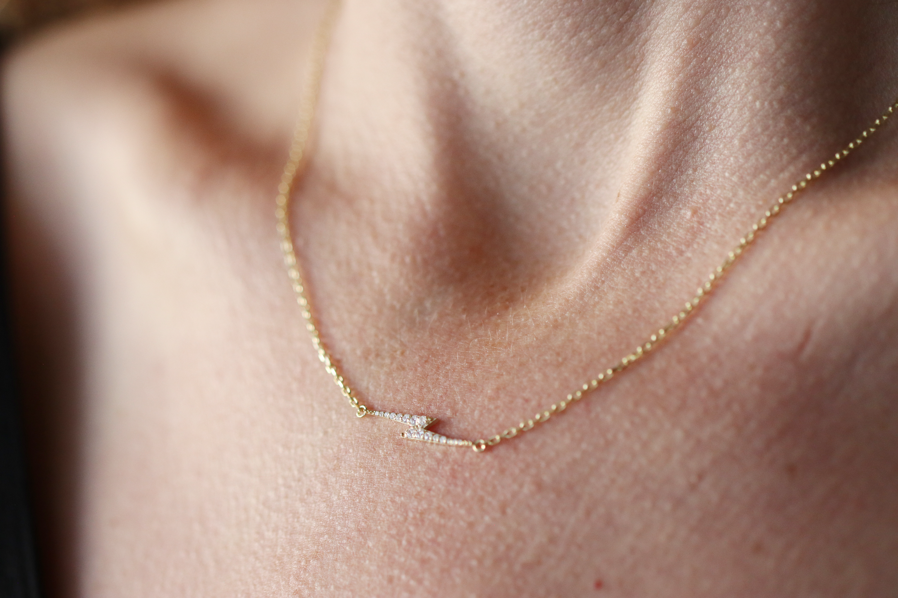 Lightning Bolt Necklace To Flash Your Fit - Inspire Uplift